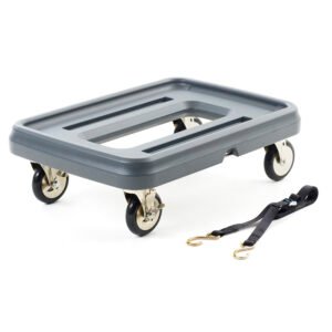 Metro MLD1 Mightylite™ Pan Carrier Dolly w/ 350 lb Capacity - Polyethylene, Gray