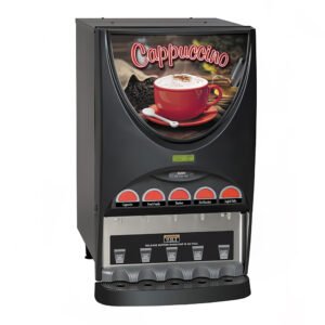 Bunn iMIX-5 iMIX®-5 Infusion Hot Drink Dispenser, 5 Hoppers, Black Finish (37000.0000)