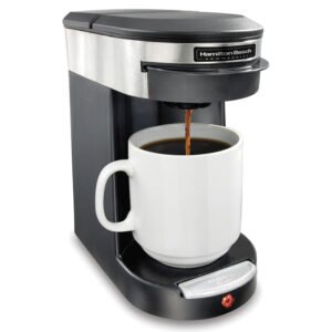 Hamilton Beach 1 Cup Pod Coffee Maker - Black/Stainless, 120v (HDC200S)