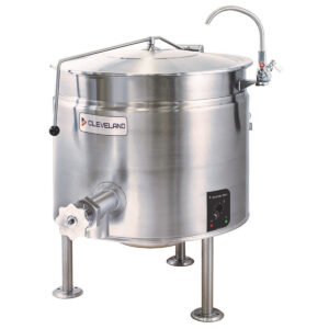 Cleveland KEL-40-SH 40 gal Steam Kettle - Stationary, Full Jacket, 240v/3ph
