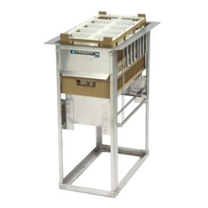 Lakeside 973 Drop-In Cup & Glass Rack Dispenser w/ Self-Leveling, 6 Racks