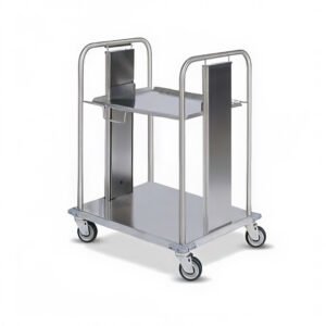 Dinex DXPIDRS1020 Open Mobile Rack Dispenser w/ Self-Leveling for 10" x 20"