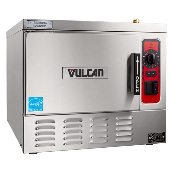Vulcan C24EA3 Electric Counter Convection Steamer 3/4 Right View