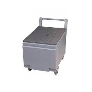 Follett ROTOCART 240 lb SmartCART™ Insulated Mobile Ice Caddy - Plastic, Gray