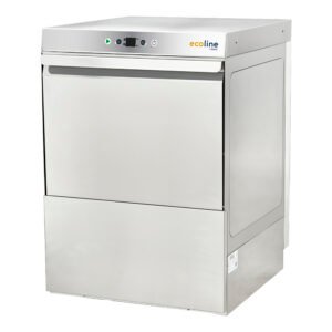 Ecoline by Hobart EUH-1 High Temp Rack Undercounter Dishwasher w/ 24 Racks/hr Capacity, 208-240v/1ph