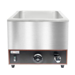MoTak MBM20 Countertop Food Warmer - Wet w/ (1) Full Size Pan Wells, 120v