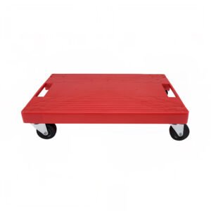 Devault Enterprises ICD-4000 Beverage Dolly w/ 500 lb Capacity - 15 3/4" x 10 3/4", Plastic, Red