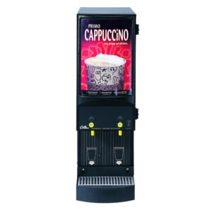 Curtis CAFEPC2CS10000 Cappuccino Machine w/ (2) 4 lb Hopper & (2) Dispenser, 120v