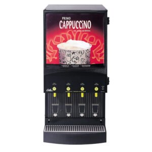 Curtis CAFEPC4CS10000 Cappuccino Machine w/ (1) 4 lb Hopper & (4) Dispenser, 120v